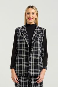 Et Alia Vivenne Check  Blazer