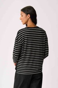 Foil French Stroll Combo Print Top