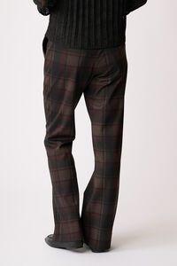 Esplanade Faux Front Check Trouser