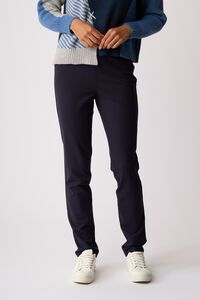 Esplanade Plain Pull on Slim Trousers