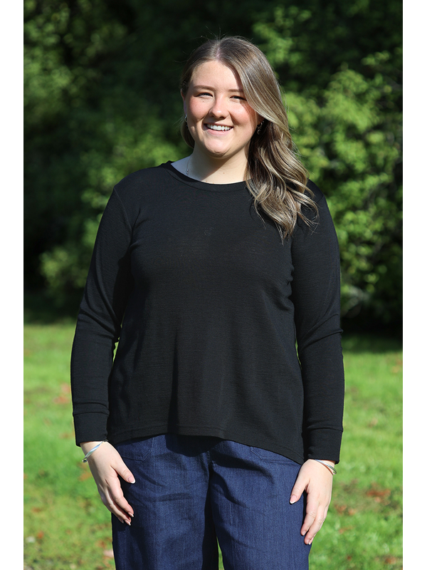 Foil Back Placket Swing Jumper