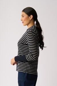 Foil Contrast Trim Hooded Jumper