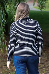 Foil Cowl Neck Jumper