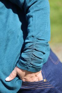 Foil High Tied Cardigan