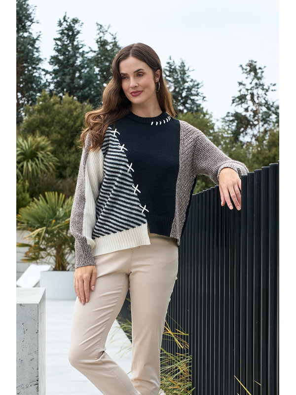 Foil Multi Feature Sweater