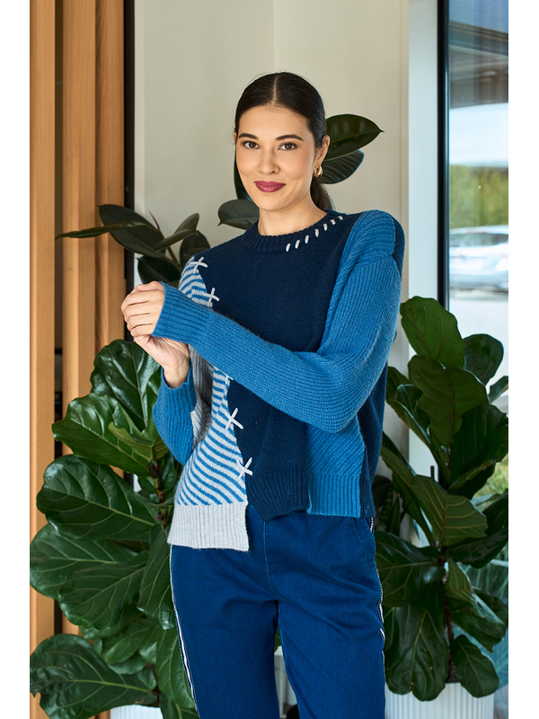 Foil Multi Feature Sweater