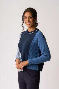 Foil Multi Feature Sweater