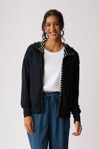 Foil Zip Front Jacket