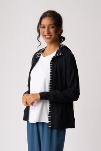 Foil Zip Front Jacket