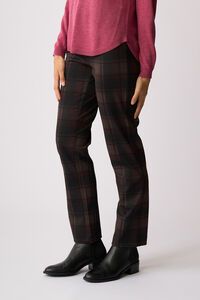 Esplanade Straight Fit Check Trousers