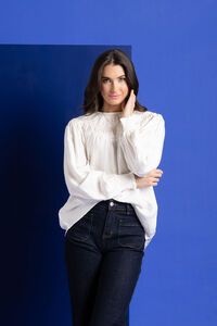 Seeking Lola Soft White Devotion Top