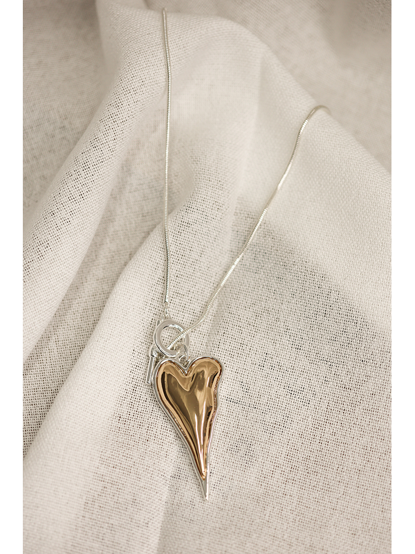 She Jewellery Statement Heart Necklace