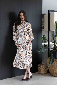 Seeking Lola Nutmeg Spring Je T'Aime Dress