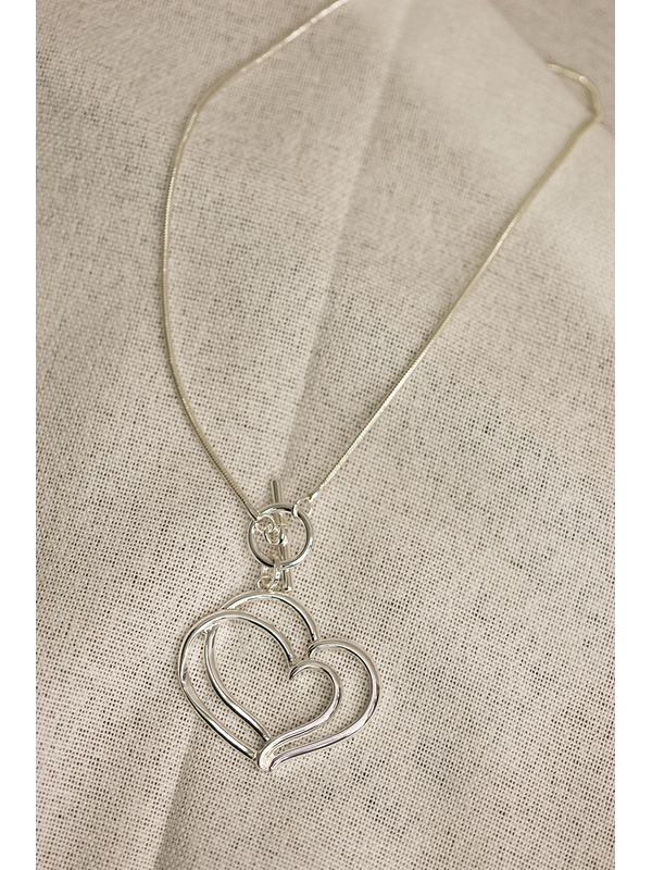 She Jewellery Open Heart Necklace