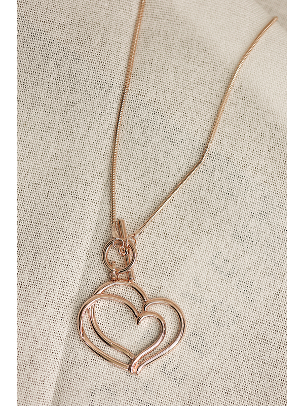 She Jewellery Open Heart Necklace