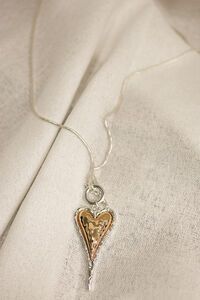 She Jewellery Sculpted Heart Necklace
