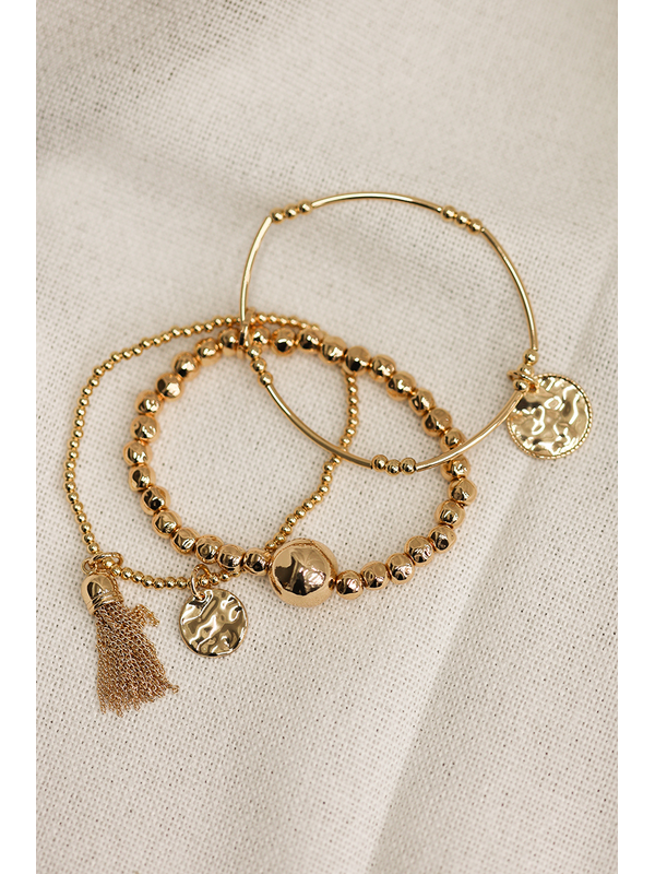 She Jewellery Charm Stack Bracelet