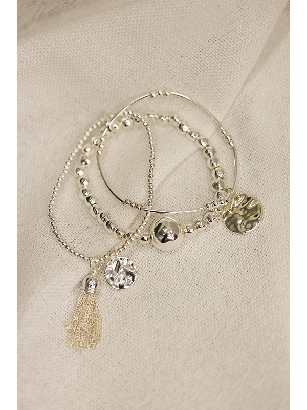 She Jewellery Charm Stack Bracelet