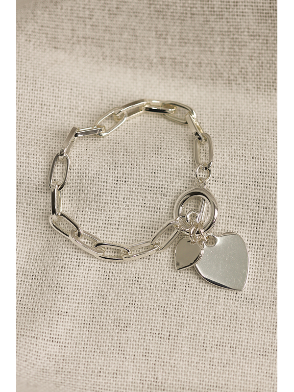She Jewellery Heart Chain Bracelet