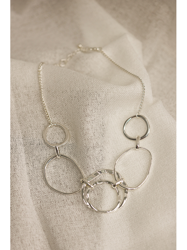 She Jewellery Linked Circle Necklace