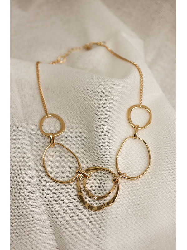 She Jewellery Linked Circle Necklace