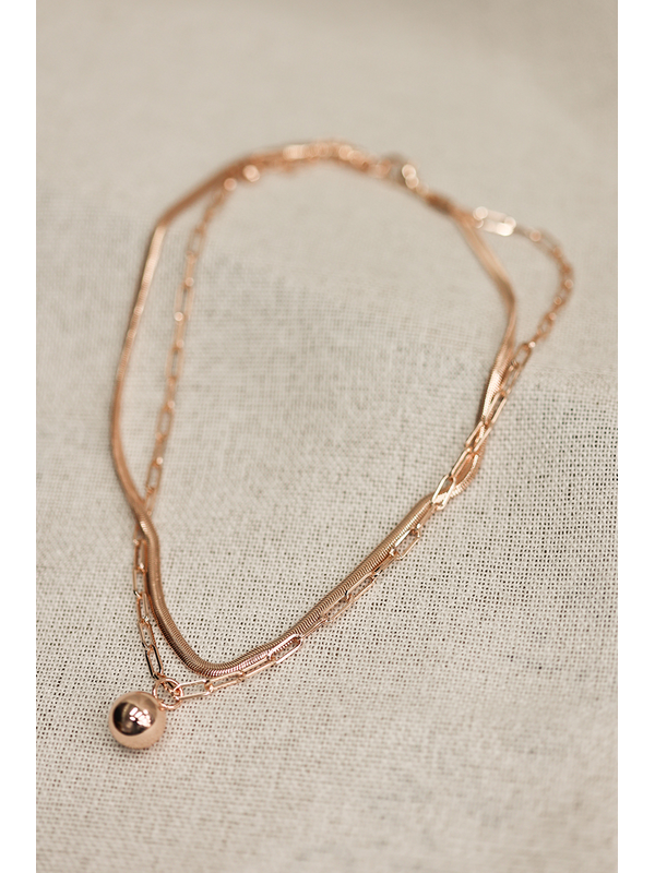 She Jewellery Layered Chain Necklace