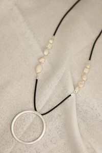 She Jewellery Ivory Halo Necklace