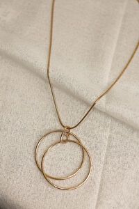She Jewellery Double Ring Necklace