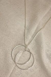 She Jewellery Double Ring Necklace
