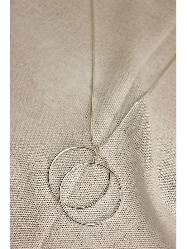 She Jewellery Double Ring Necklace