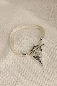 She Jewellery Mesh Heart Bracelet