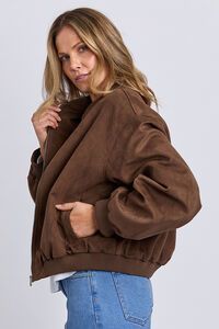 Foxwood Evie Suede Bomber