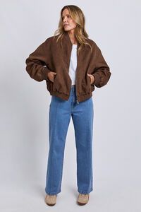 Foxwood Evie Suede Bomber
