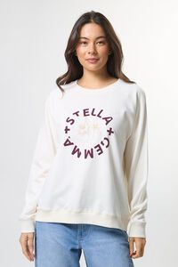 Stella + Gemma Classic Sweat Cream Burgandy Rotation 
