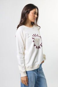 Stella + Gemma Classic Sweat Cream Burgandy Rotation 