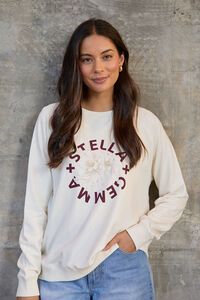 Stella + Gemma Classic Sweat Cream Burgandy Rotation 