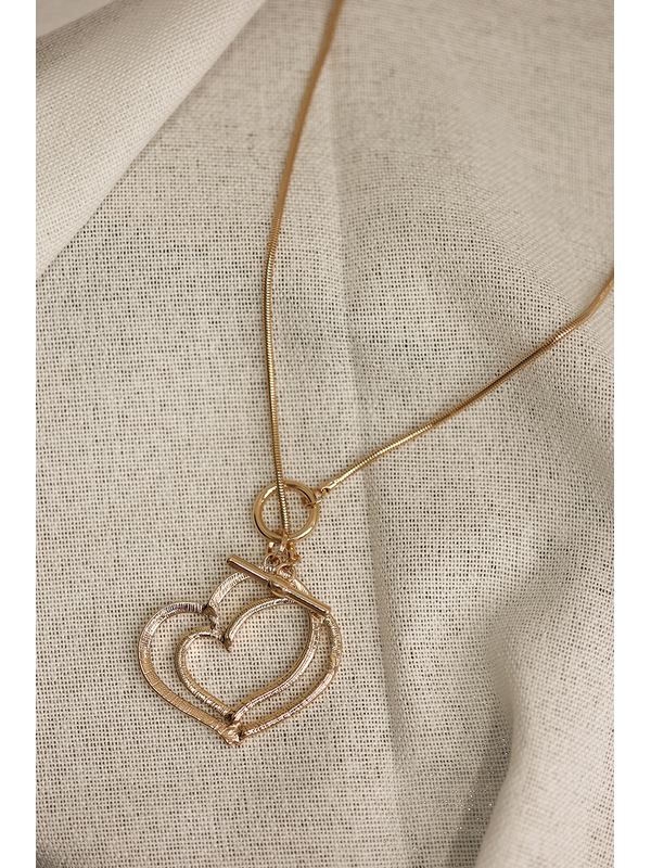 She Jewellery Open Heart Necklace
