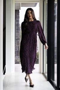 Seeking Lola Cranberry Crush Cat Walk Maxi Dress