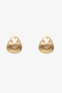 Antler Front Set Teardrop Earring