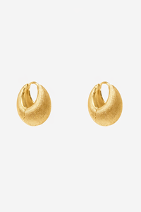 Antler Fine Line Hoop Earrings