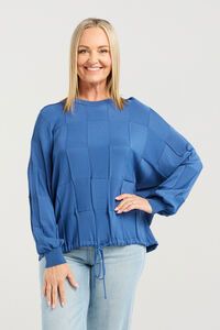 Zafina Amaris Check Knit