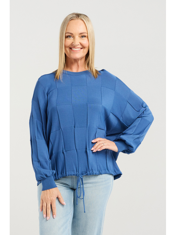 Zafina Amaris Check Knit