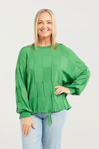 Zafina Amaris Check Knit