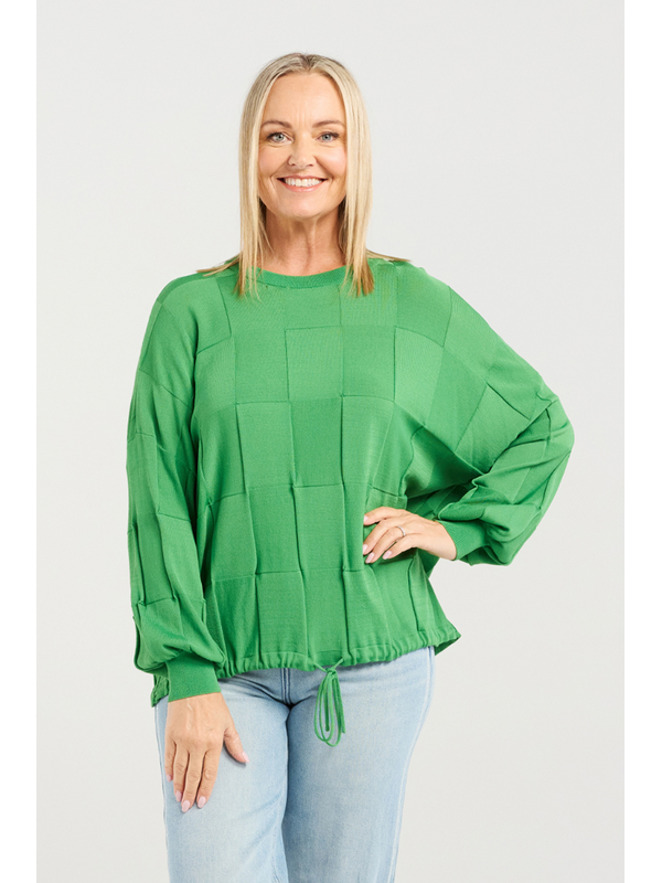 Zafina Amaris Check Knit