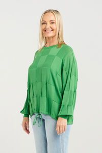 Zafina Amaris Check Knit