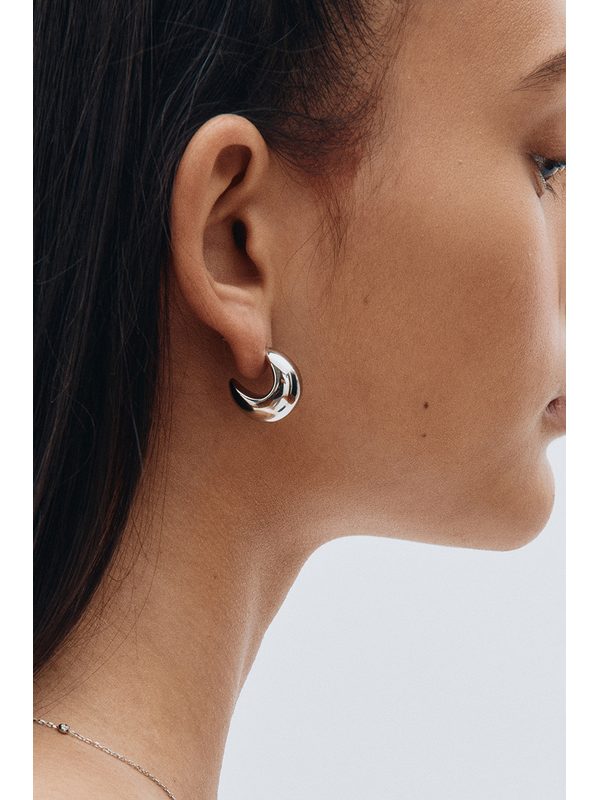 Edblad Bold Creole SilverSmall Earrings