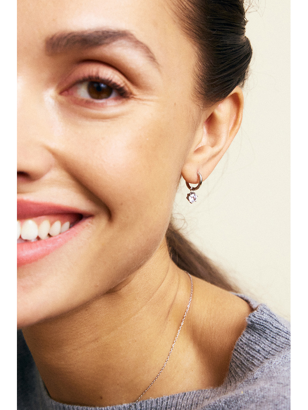 Edblad Crown Hoops Silver Earrings