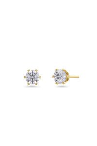 Edblad Crown Stud Small Gold Earrings