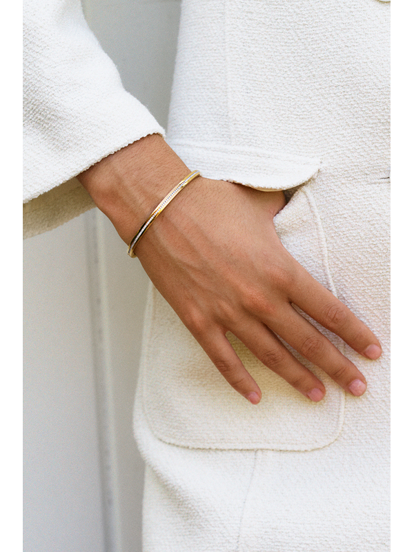 Edblad Josefin Large Gold Bangle