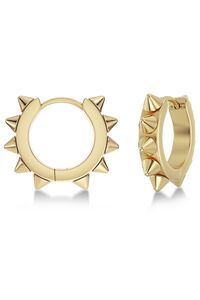 Edblad Peak Hoops Icon Medium Gold Earrings